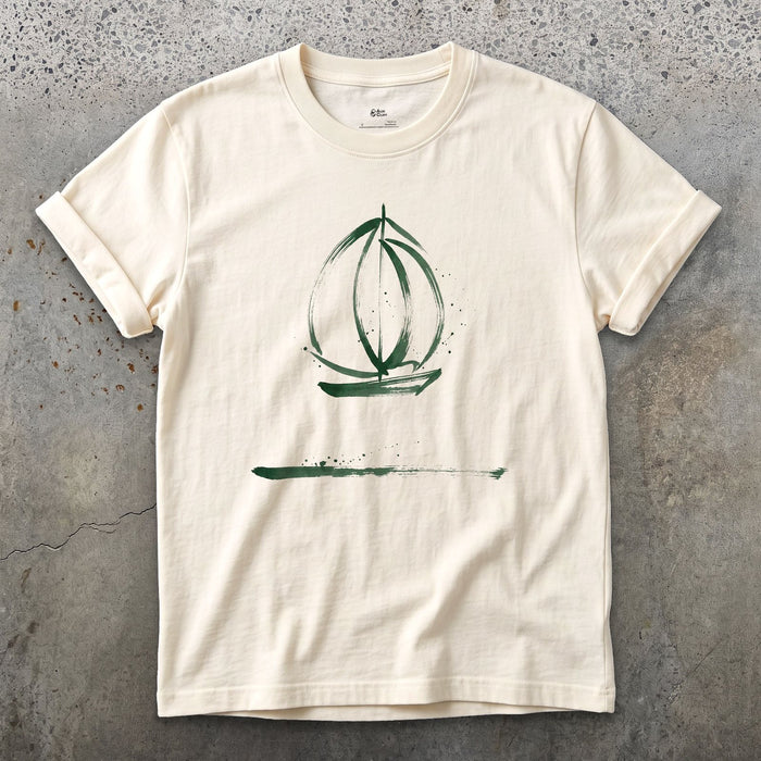 Just the Hull, Nothing Else design on a Natural Gildan Softstyle t-shirt