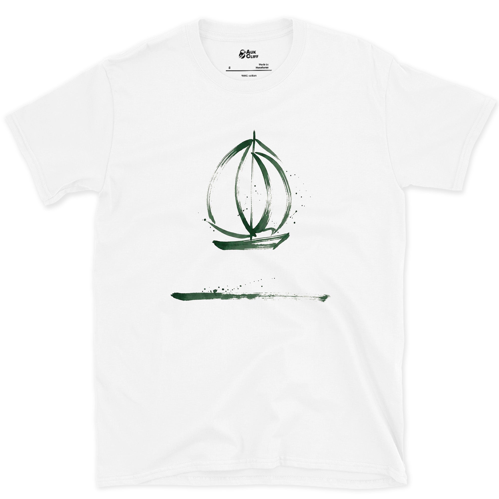 Just the Hull, Nothing Else design on a White Gildan Softstyle t-shirt