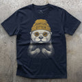 Significant Otter, Sea Otter in a Beanie T-shirt