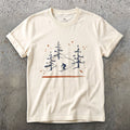 Skier Through the Pines T-shirt