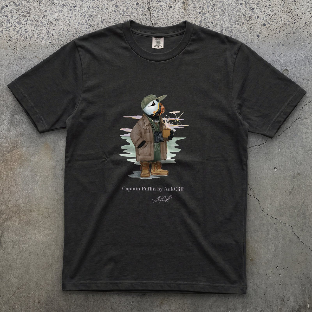 Captain Puffin Early Birder T-Shirt