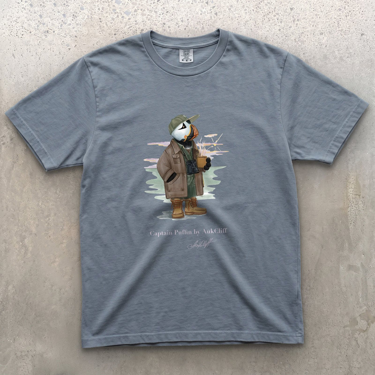 Captain Puffin Early Birder T-Shirt