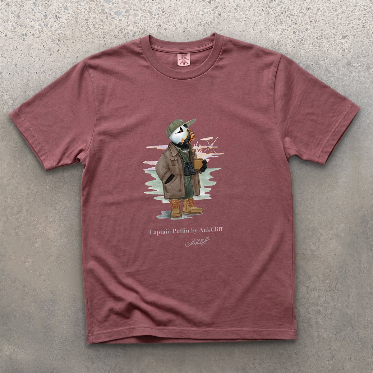Captain Puffin Early Birder T-Shirt