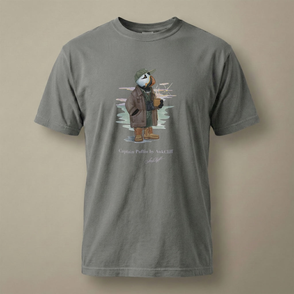 Captain Puffin Early Birder T-Shirt