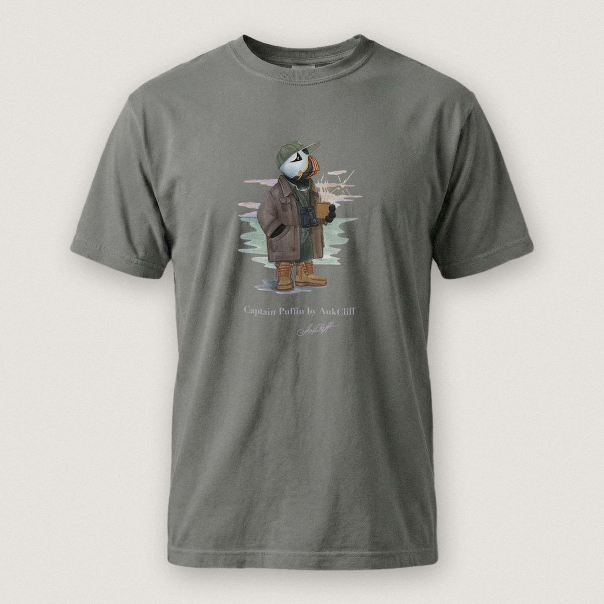 Captain Puffin Early Birder T-Shirt