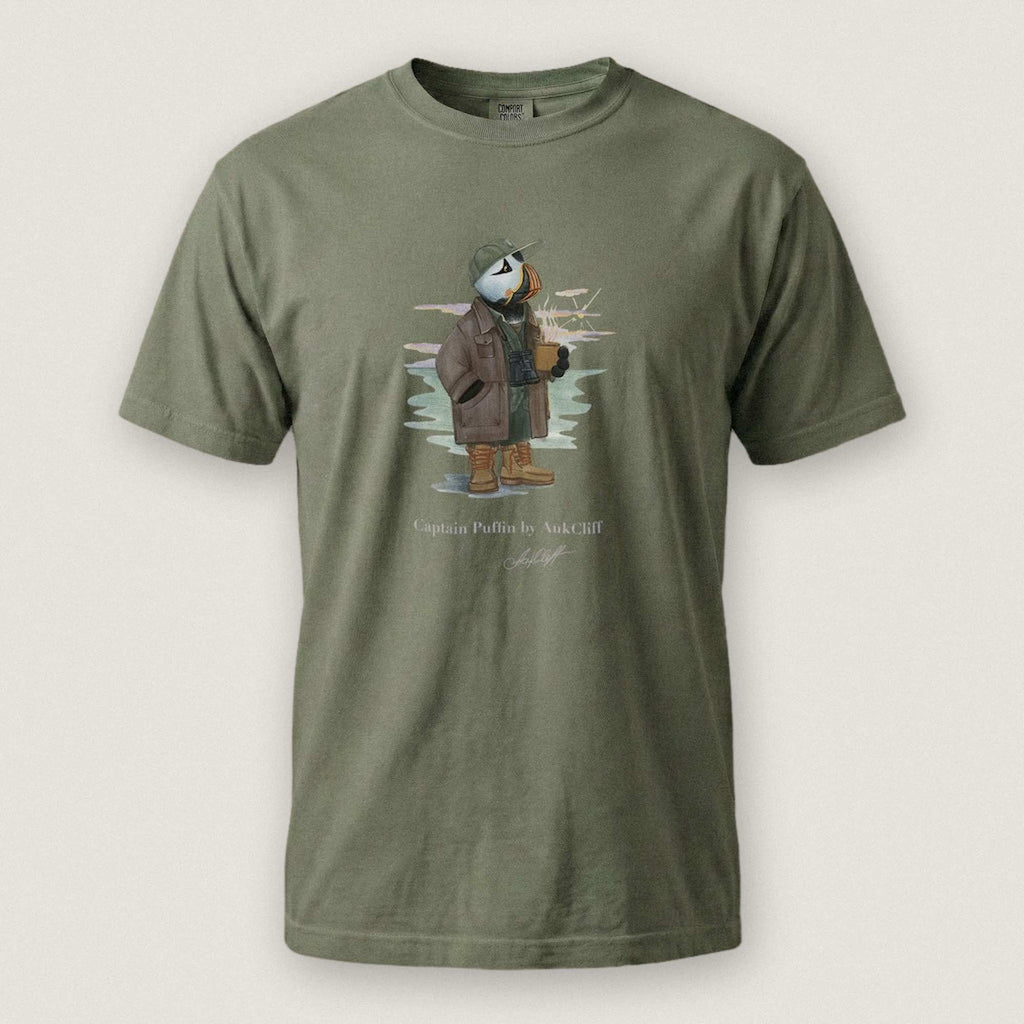 Captain Puffin Early Birder T-Shirt