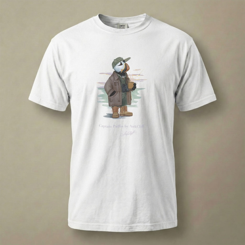 Captain Puffin Early Birder T-Shirt