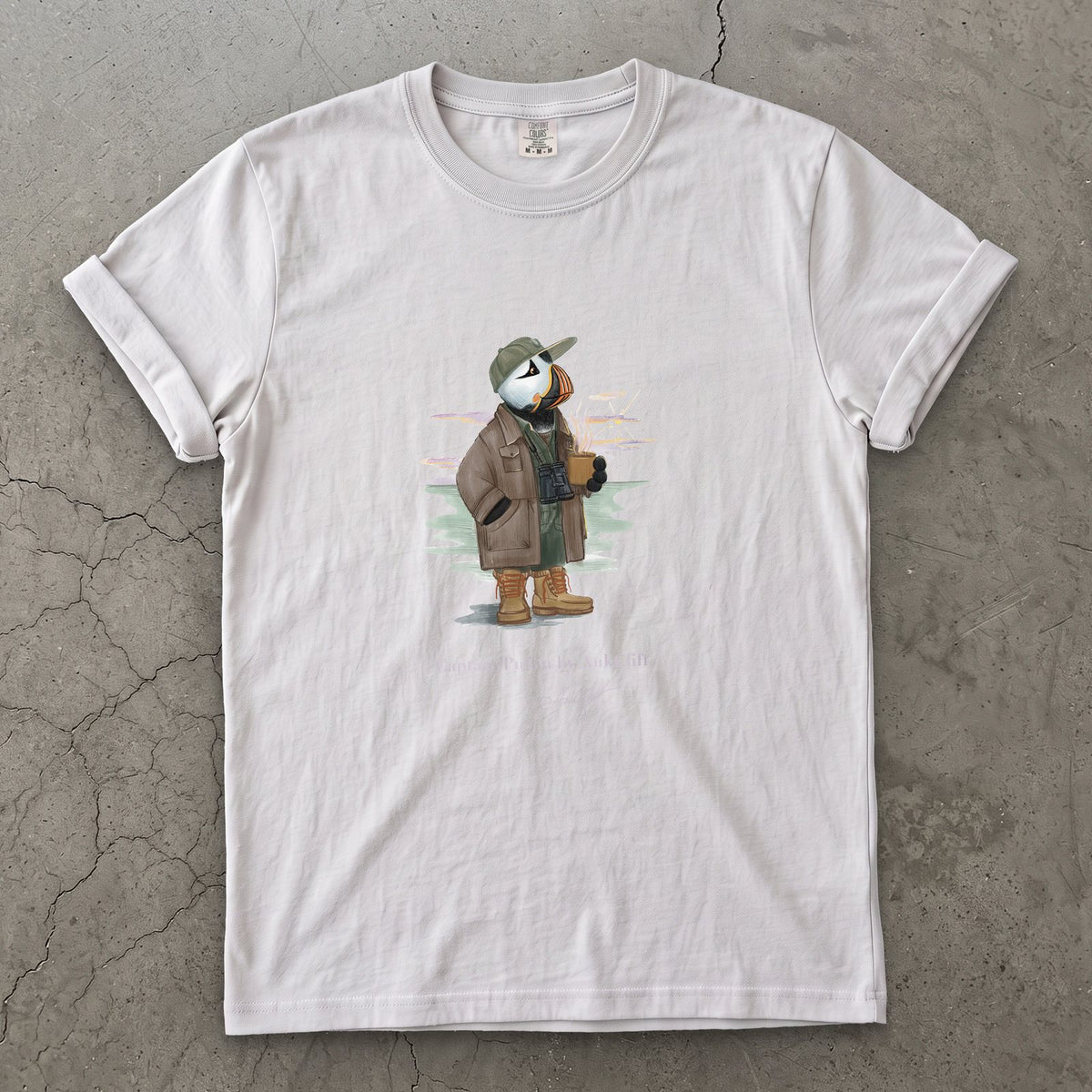 Captain Puffin Early Birder T-Shirt