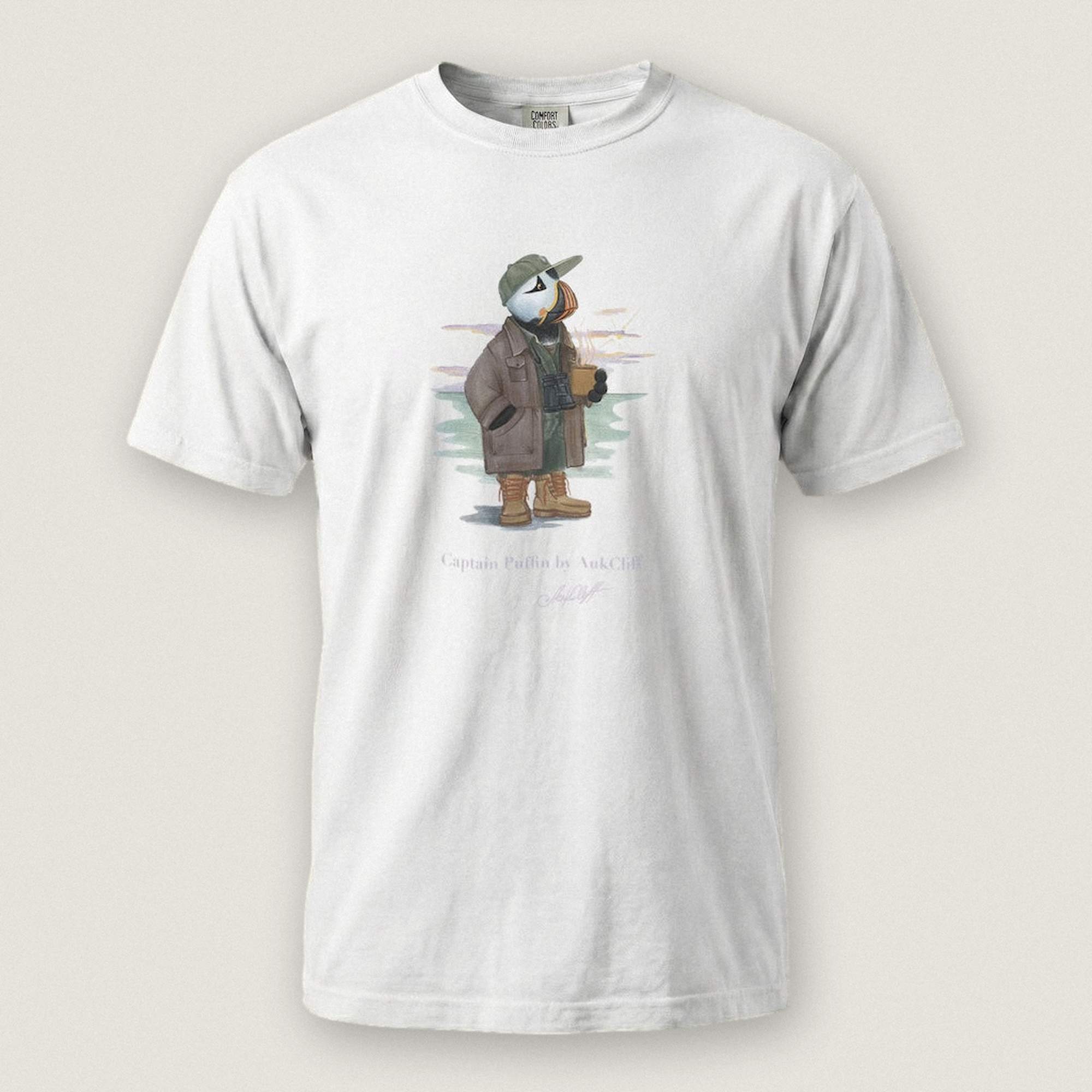 Captain Puffin Early Birder T-Shirt