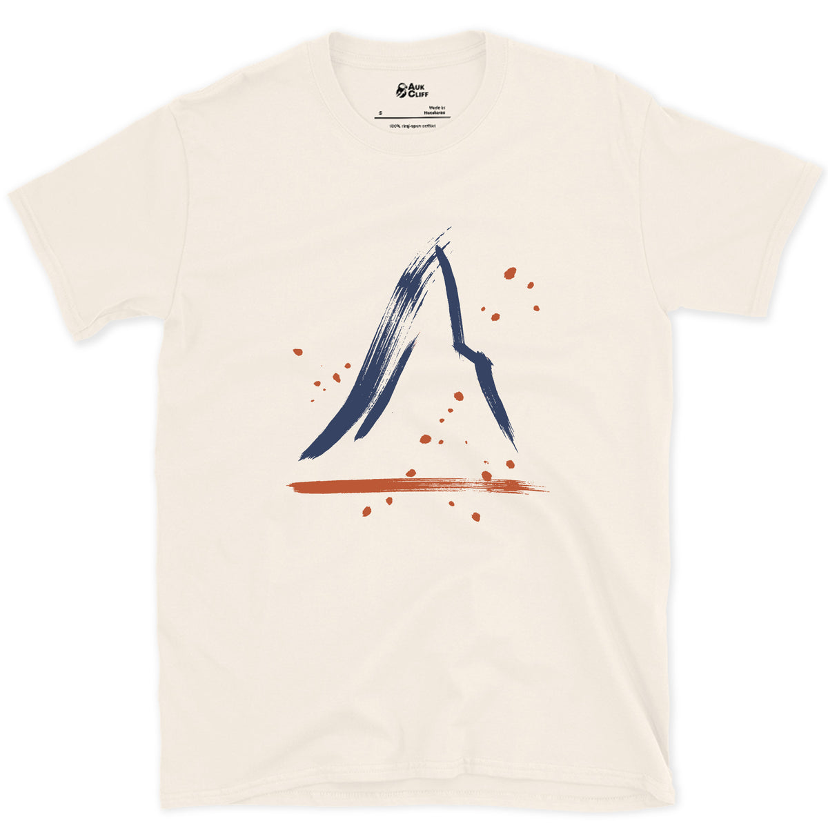The Lean at the Top, Matterhorn design on a Natural Gildan Softstyle t-shirt