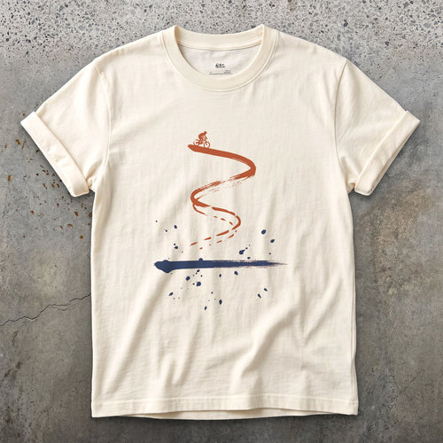 The Line You Picked design on a Natural Gildan Softstyle t-shirt