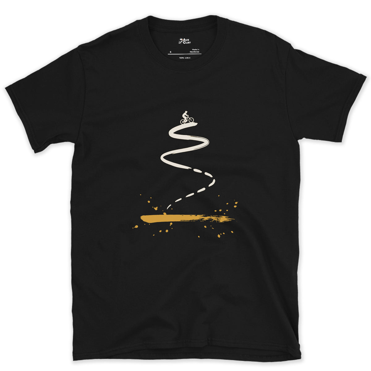 The Line You Picked design on a Black Gildan Softstyle t-shirt