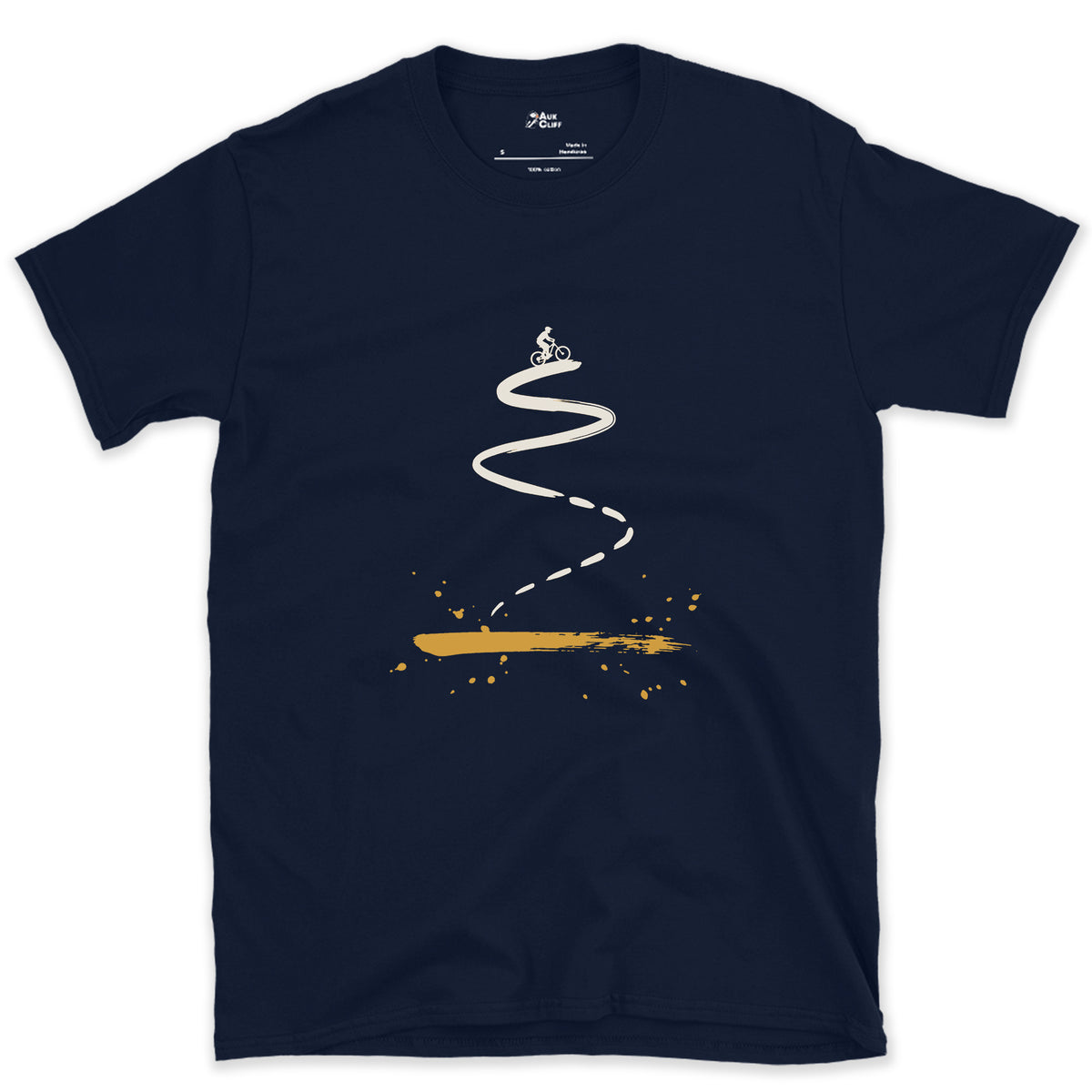 The Line You Picked design on a Navy Gildan Softstyle t-shirt