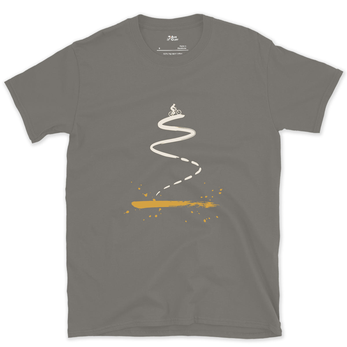 The Line You Picked design on a Charcoal Gildan Softstyle t-shirt