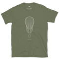 The Net, No Explanation Needed design on a Military Green Gildan Softstyle t-shirt