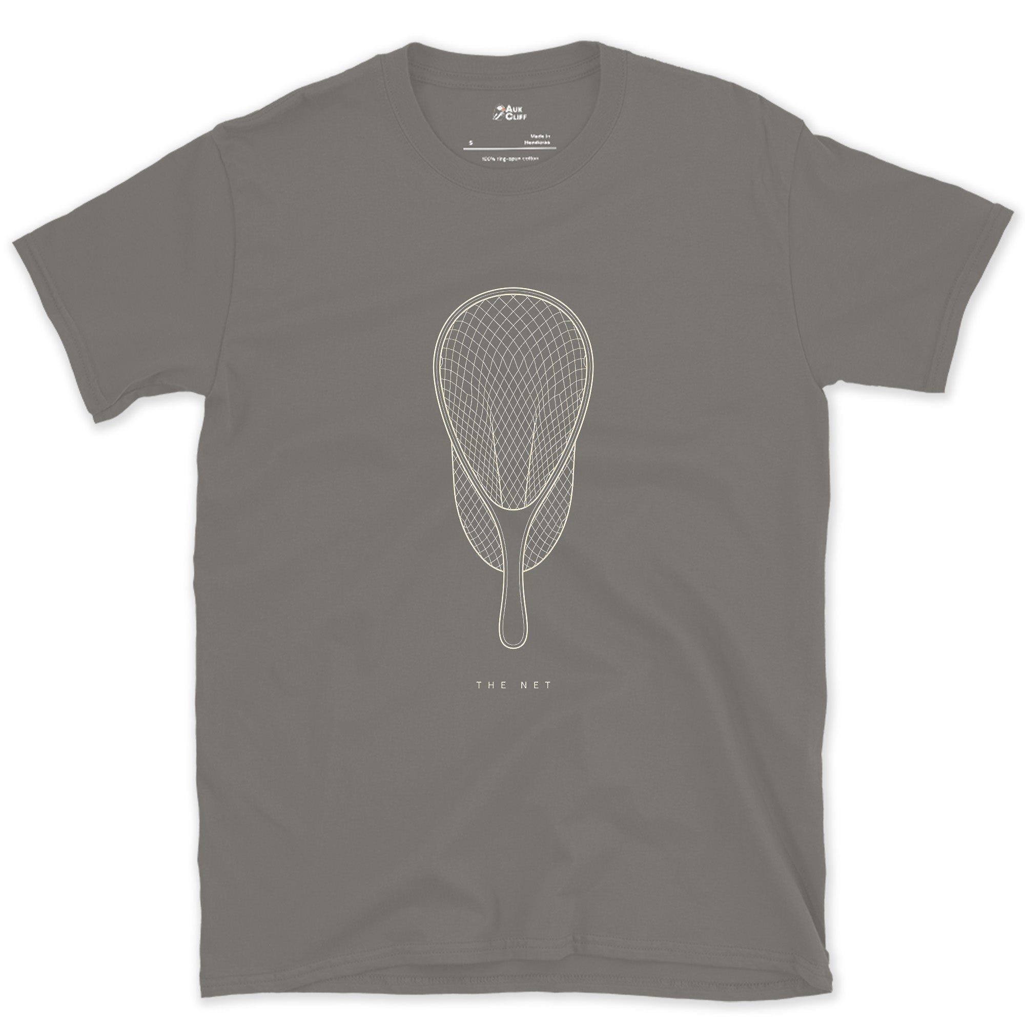 The Net, No Explanation Needed design on a Charcoal Gildan Softstyle t-shirt