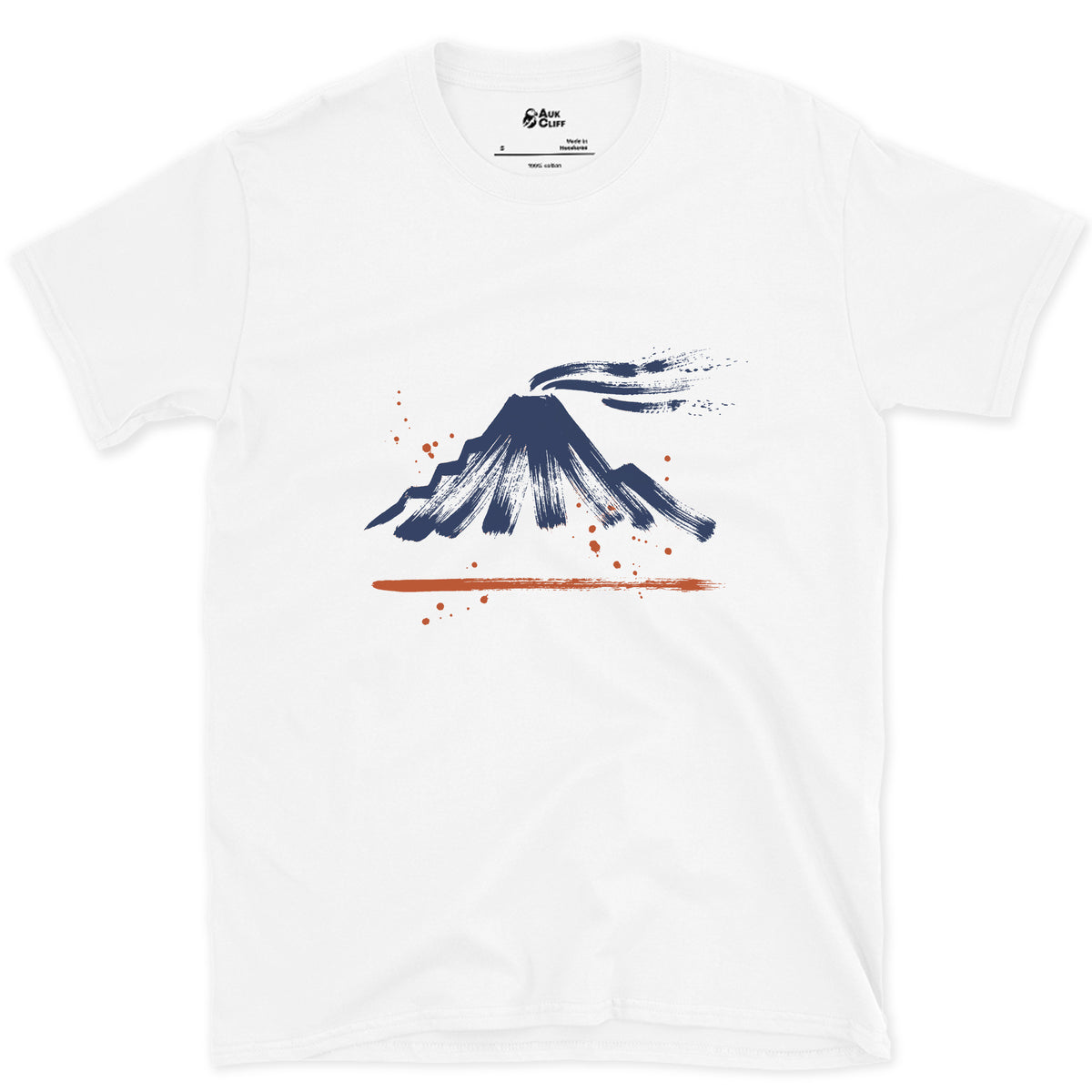 The Plume Off the Top, Everest design on a White Gildan Softstyle t-shirt