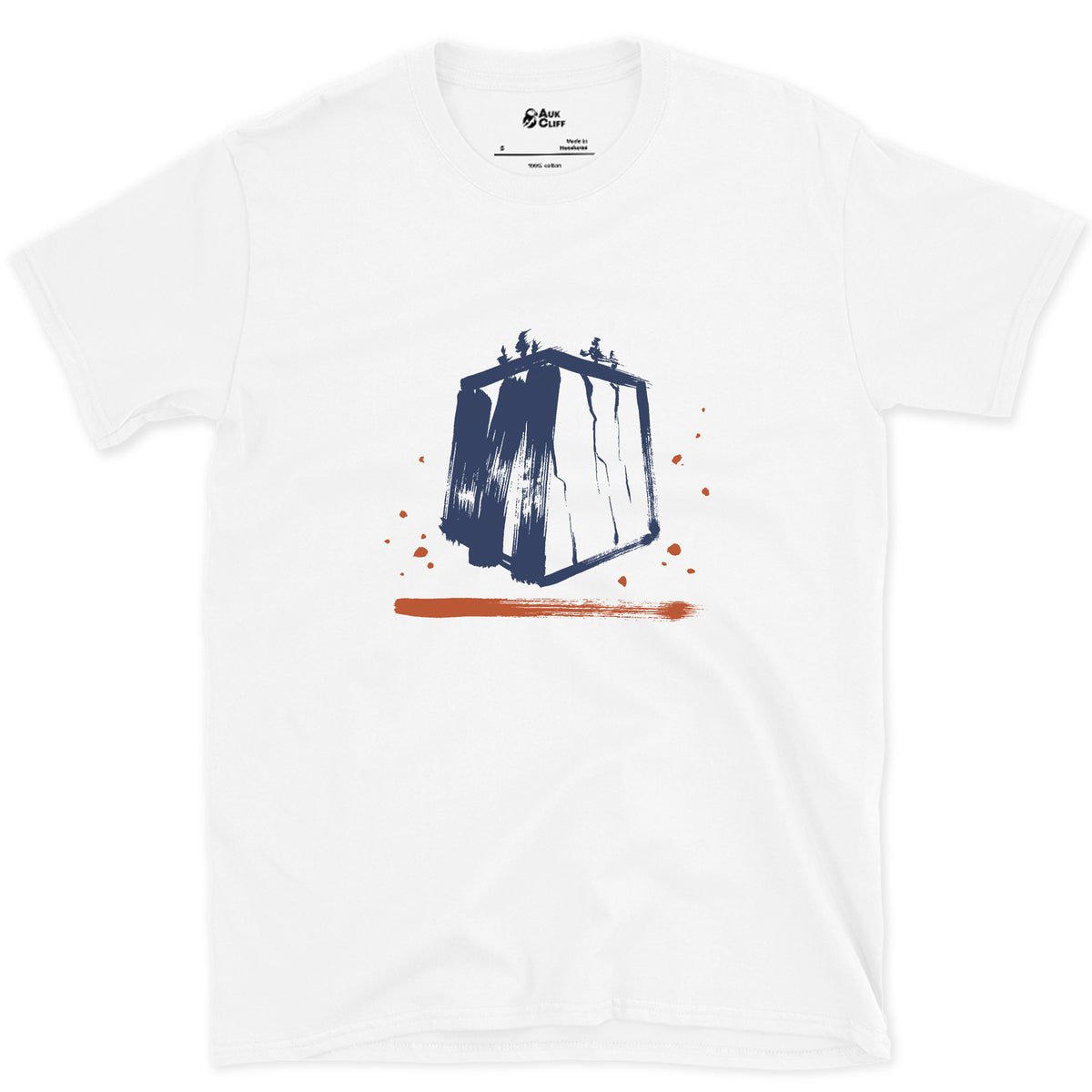 The Whole Wall in One Mark, El Capitan design on a White Gildan Softstyle t-shirt