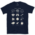 Everything the Trail Dog Needs design on a Navy Gildan Softstyle t-shirt