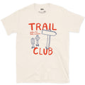 Follow the Little Markers, Trail Club design on a Natural Gildan Softstyle t-shirt