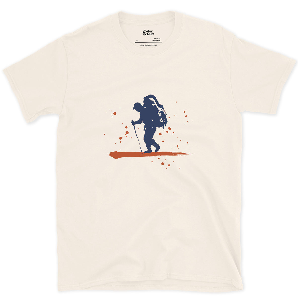 Under the Pack design on a Natural Gildan Softstyle t-shirt