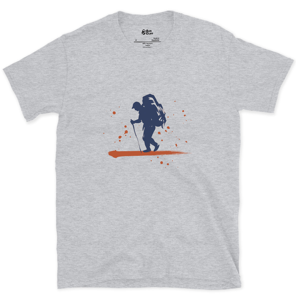 Under the Pack design on a Sport Grey Gildan Softstyle t-shirt