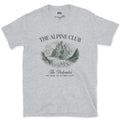 First Light Over the Dolomites design on a Sport Grey Gildan Softstyle t-shirt