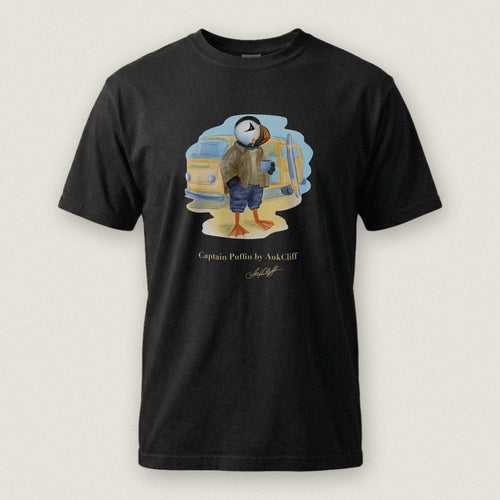 Captain Puffin Van Life Surfer T-Shirt