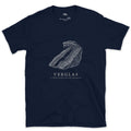 Verglas, Granite That Behaves Like Glass design on a Navy Gildan Softstyle t-shirt