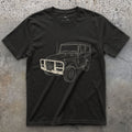 Creases Picked Out by Hand, 4x4 Wagon T-shirt