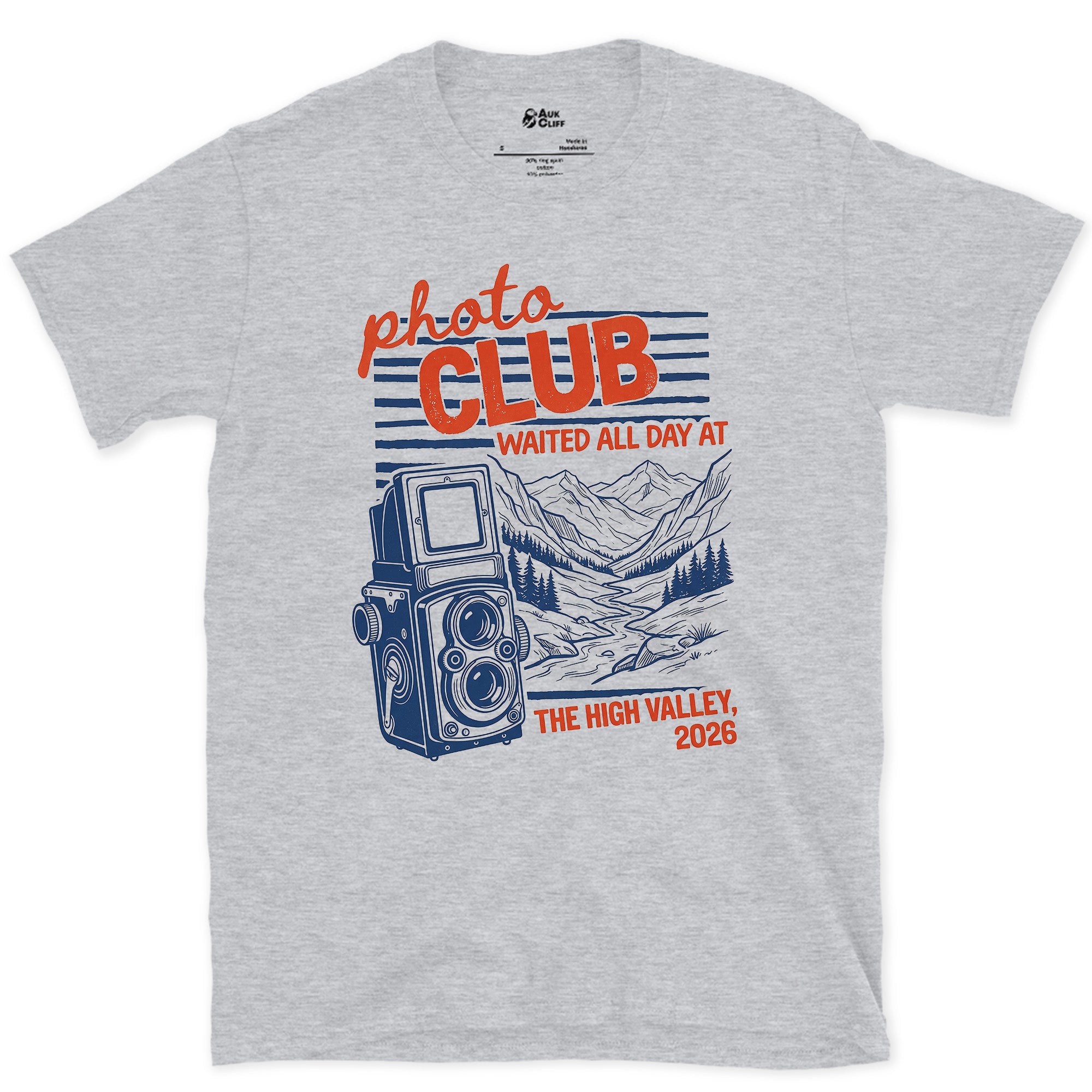 The Whole Day for One Frame, High Valley design on a Sport Grey Gildan Softstyle t-shirt
