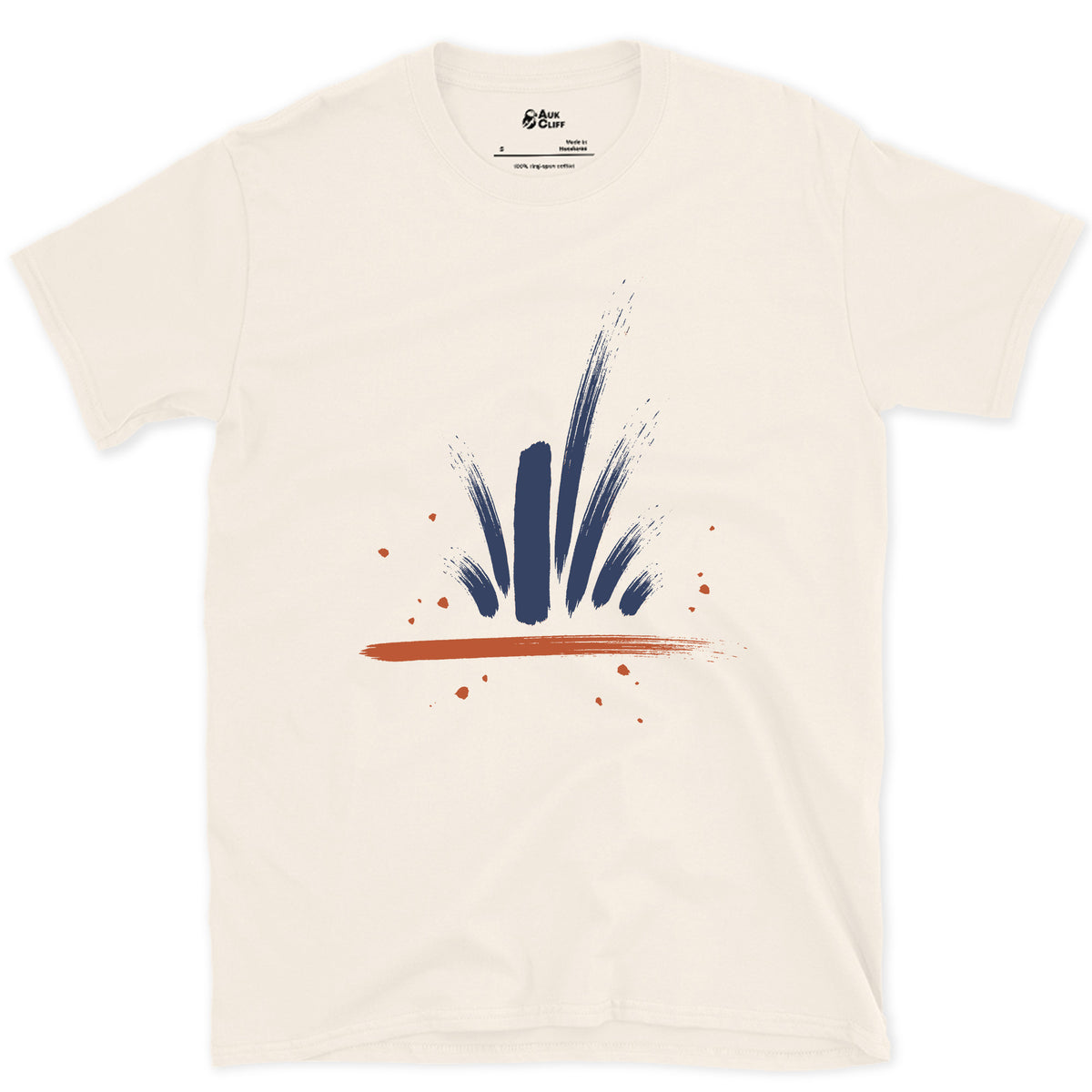 Water Up the Sea Stack design on a Natural Gildan Softstyle t-shirt