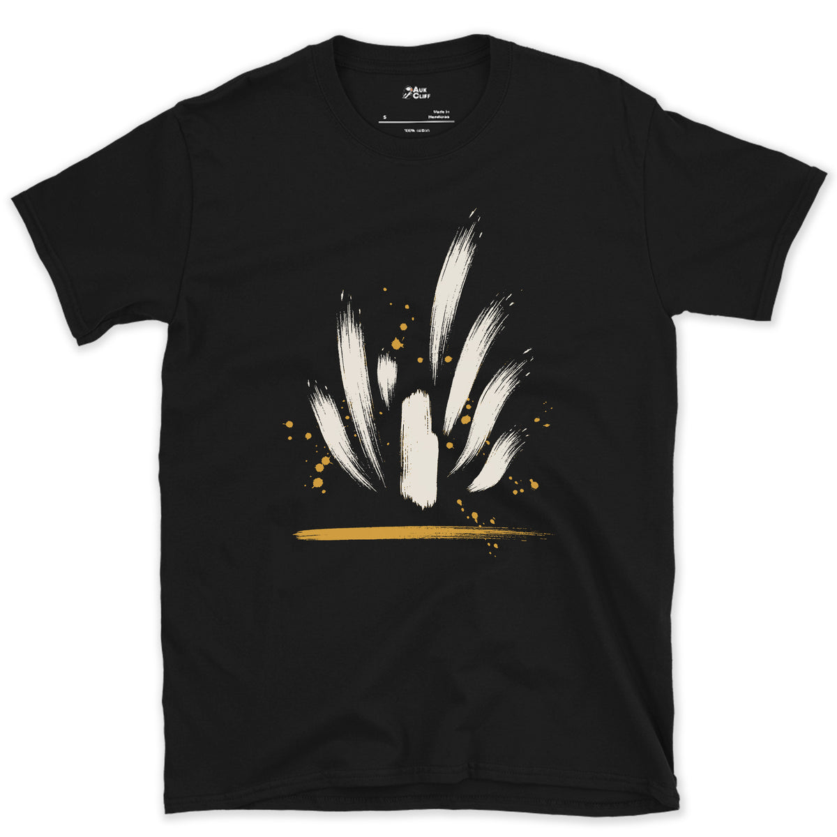 Water Up the Sea Stack design on a Black Gildan Softstyle t-shirt