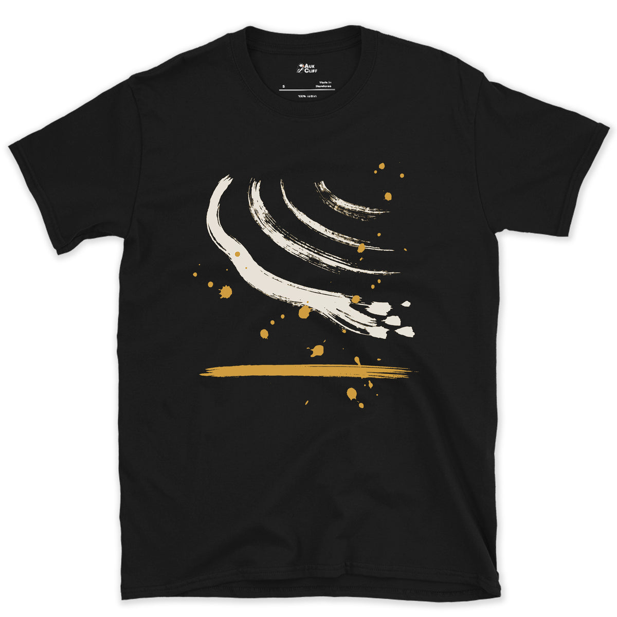 What the Wave Left Behind design on a Black Gildan Softstyle t-shirt