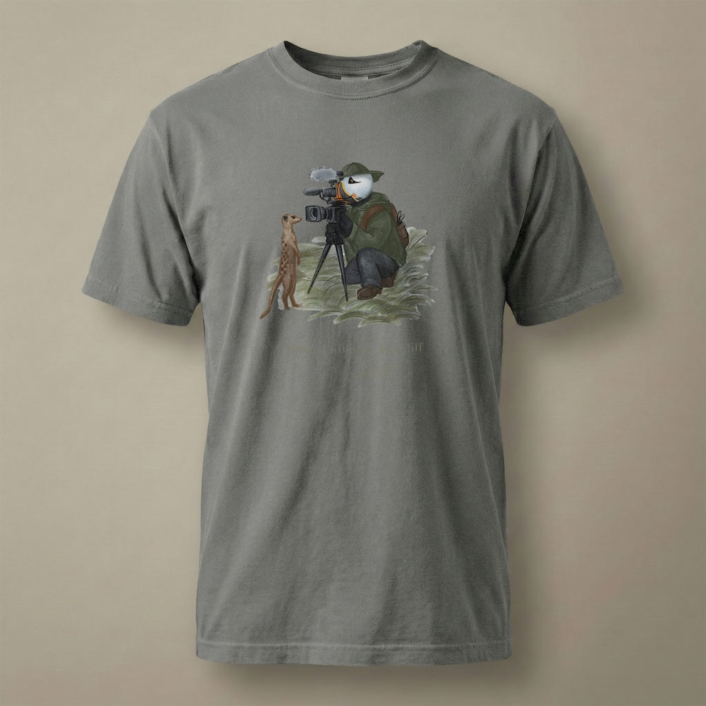 Captain Puffin Wildlife Videographer T-Shirt