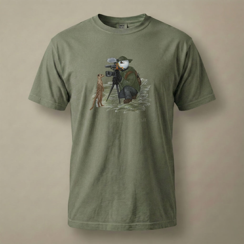 Captain Puffin Wildlife Videographer T-Shirt