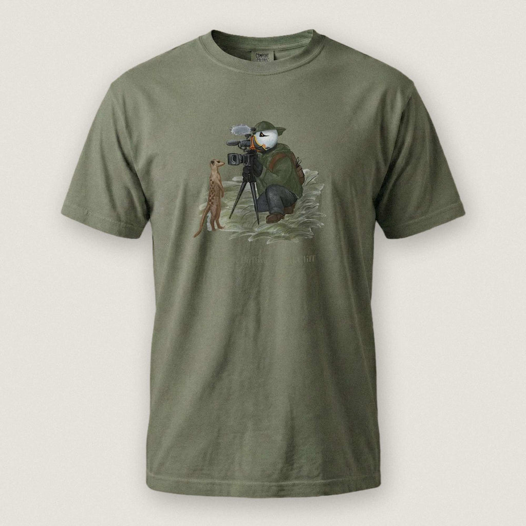 Captain Puffin Wildlife Videographer T-Shirt