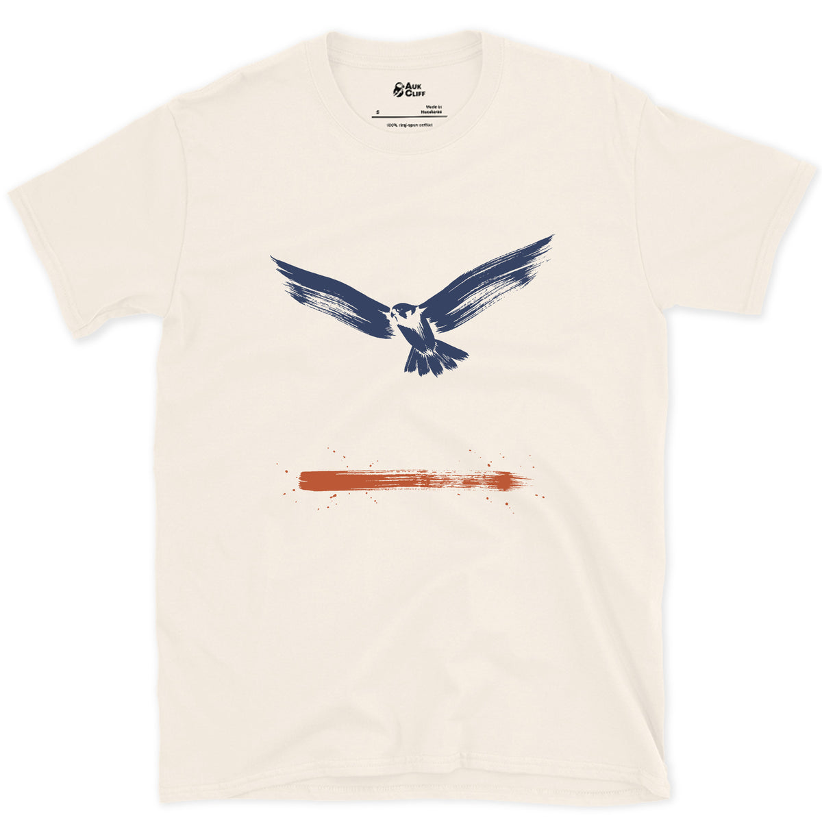 Wings Out, Nothing Wasted design on a Natural Gildan Softstyle t-shirt
