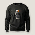 AukCliff Captain Puffin Sweatshirt Black / S Captain Puffin™ Astronaut Sweatshirt