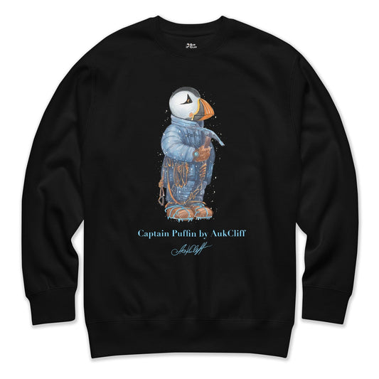 AukCliff Captain Puffin Sweatshirt Black / S Captain Puffin™ Everest Expedition Sweatshirt