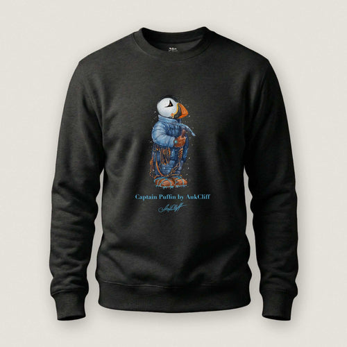 AukCliff Captain Puffin Sweatshirt Black / S Captain Puffin™ Everest Expedition Sweatshirt