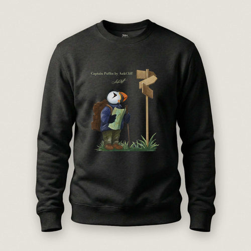 AukCliff Captain Puffin Sweatshirt Black / S Captain Puffin™ Hiker Sweatshirt