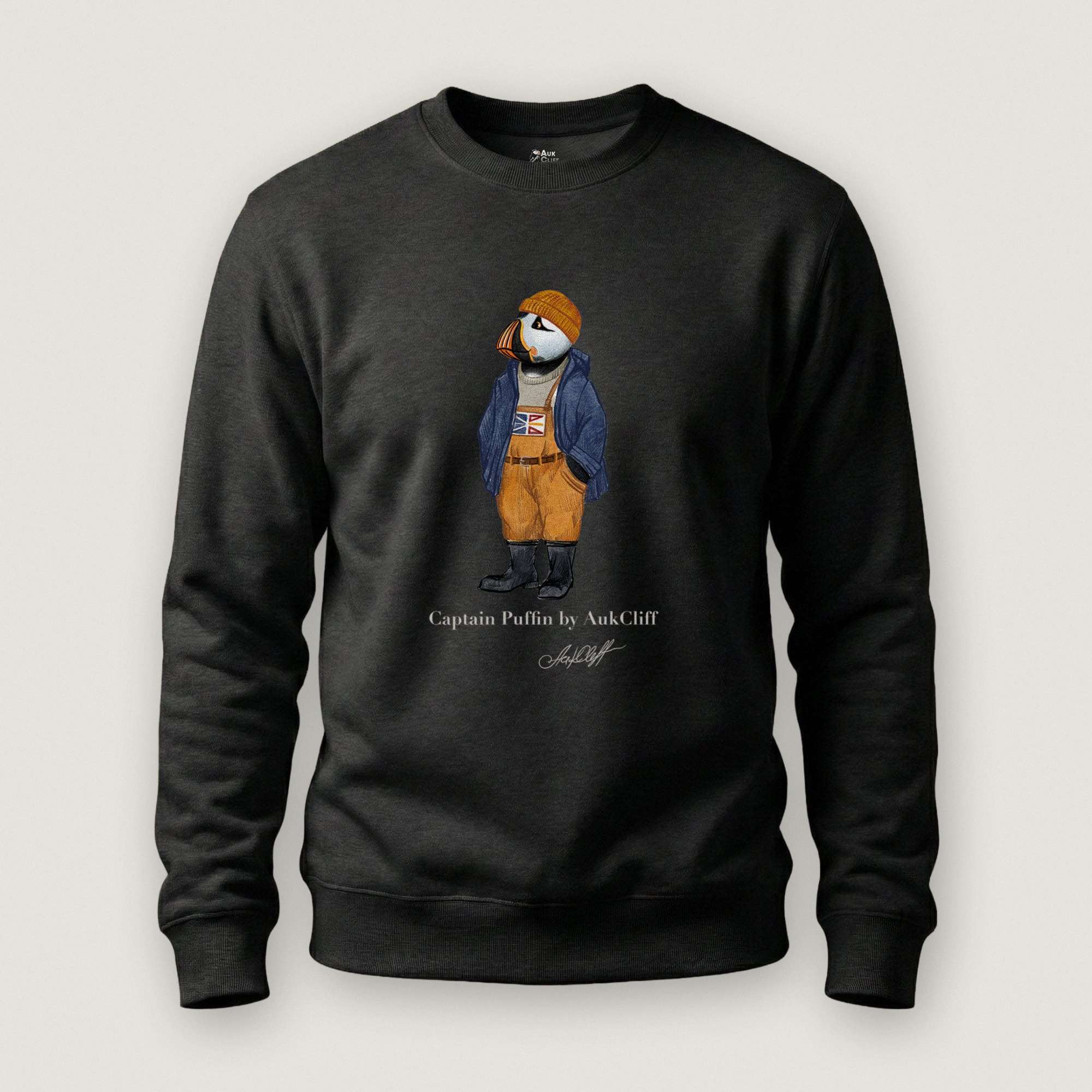 cruffin スウェット Captain Puffin Newfoundland Sweatshirt | AukCliff – AukCliff®