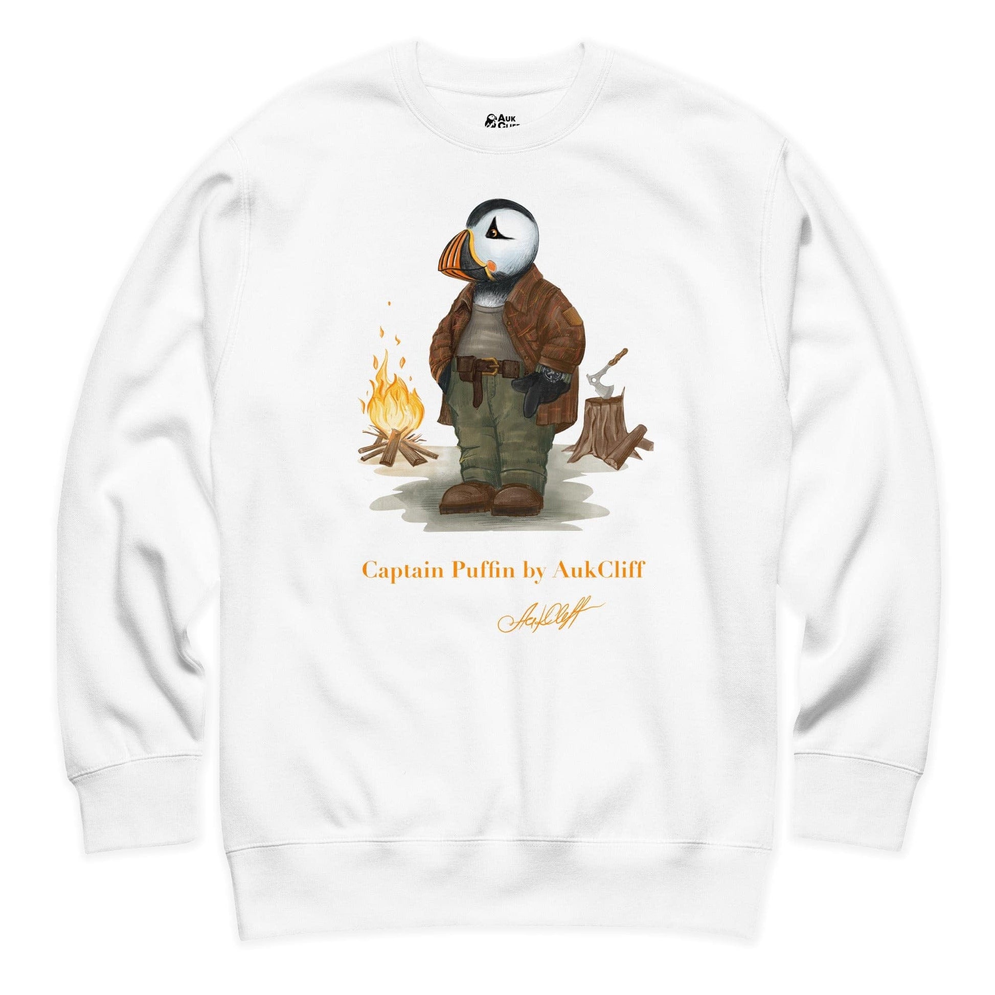 AukCliff Captain Puffin Sweatshirt Captain Puffin™ Bushcraft Sweatshirt
