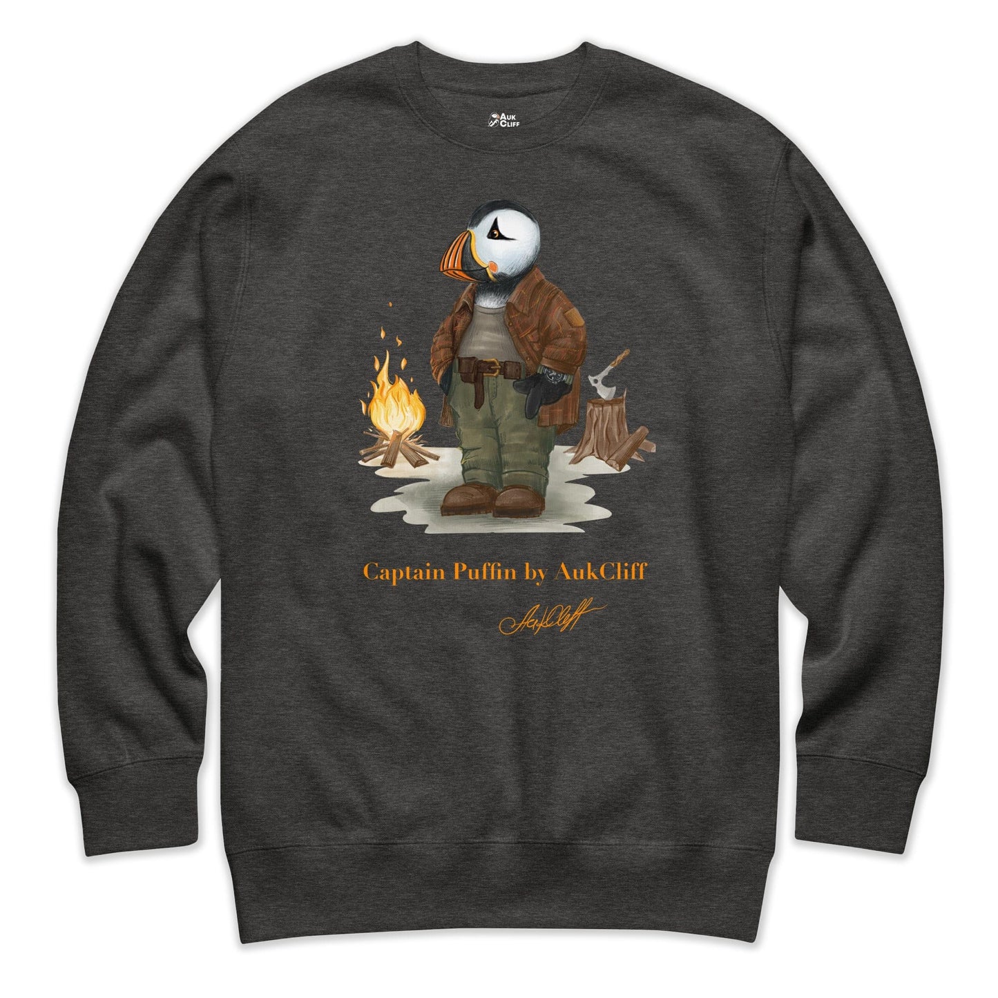 AukCliff Captain Puffin Sweatshirt Captain Puffin™ Bushcraft Sweatshirt