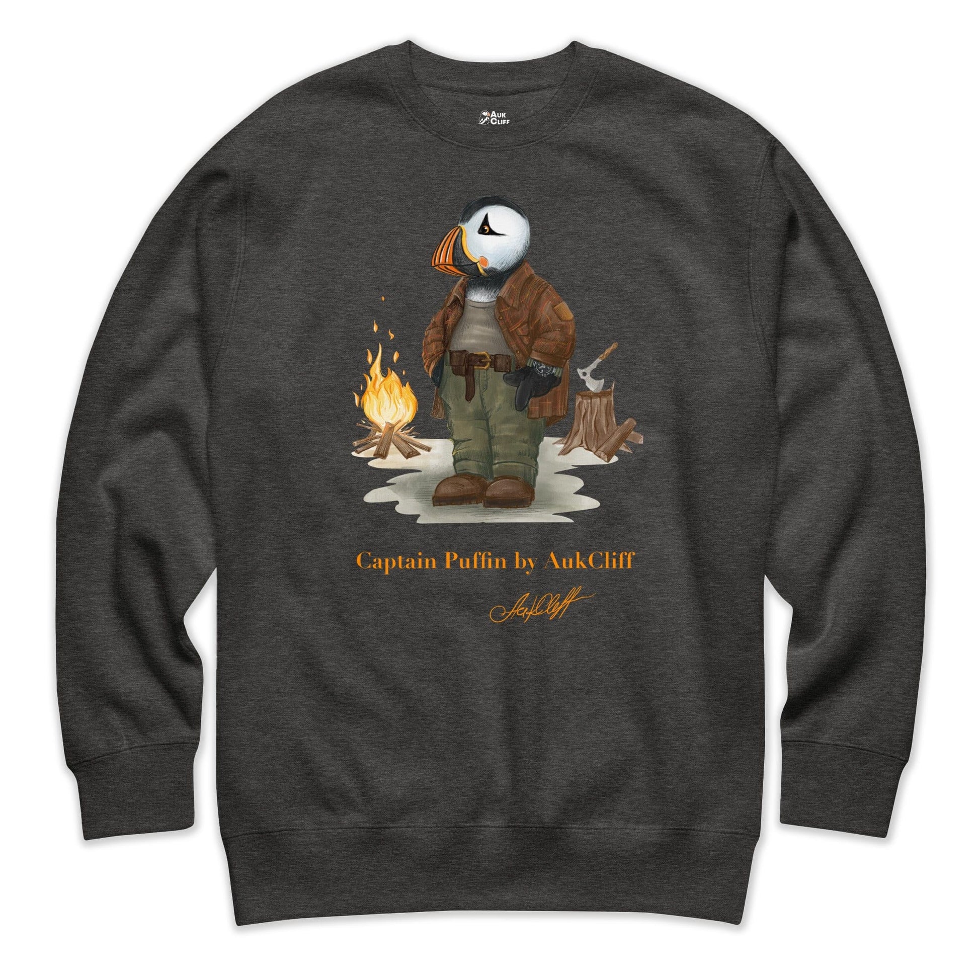 AukCliff Captain Puffin Sweatshirt Captain Puffin™ Bushcraft Sweatshirt