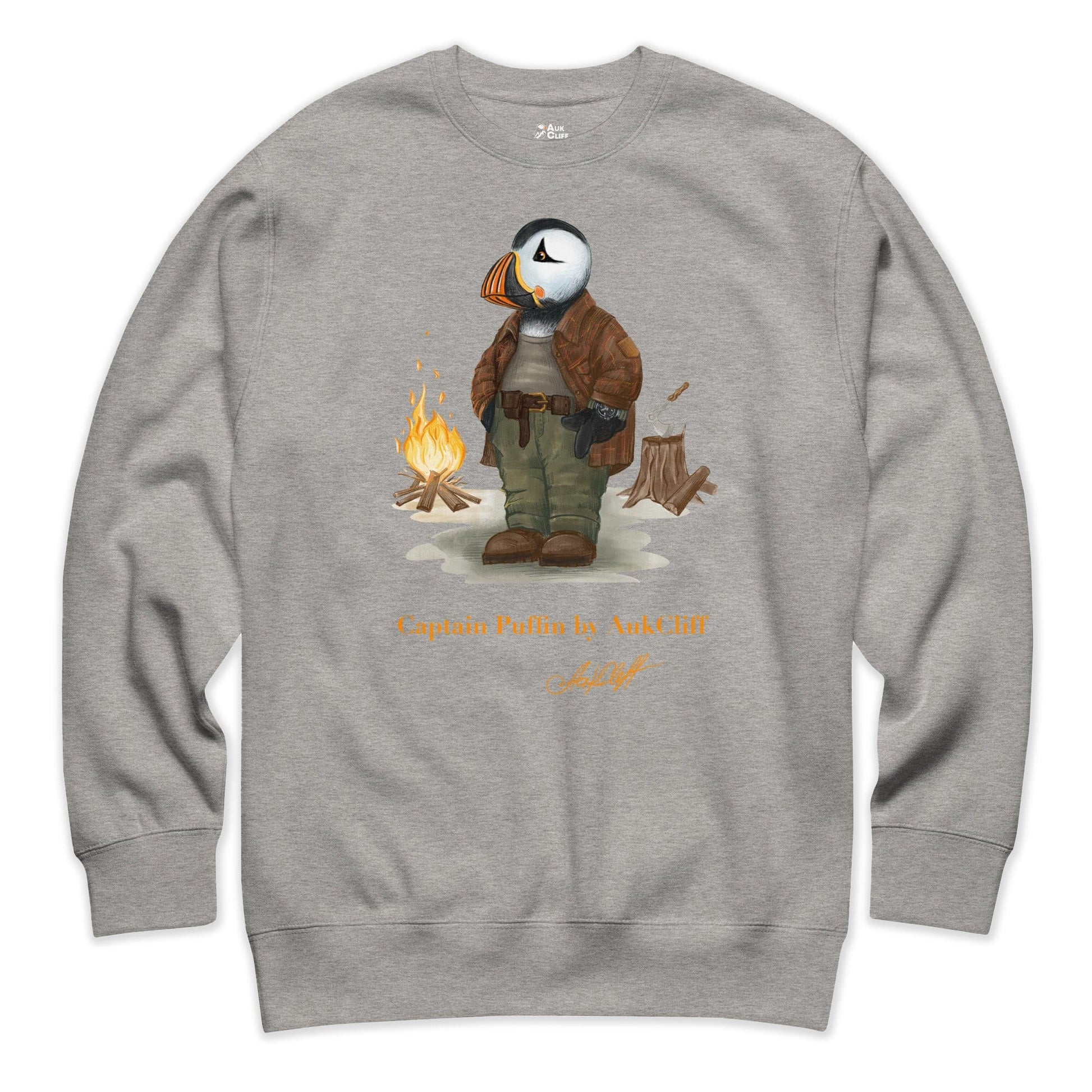 AukCliff Captain Puffin Sweatshirt Captain Puffin™ Bushcraft Sweatshirt