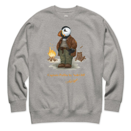 AukCliff Captain Puffin Sweatshirt Captain Puffin™ Bushcraft Sweatshirt