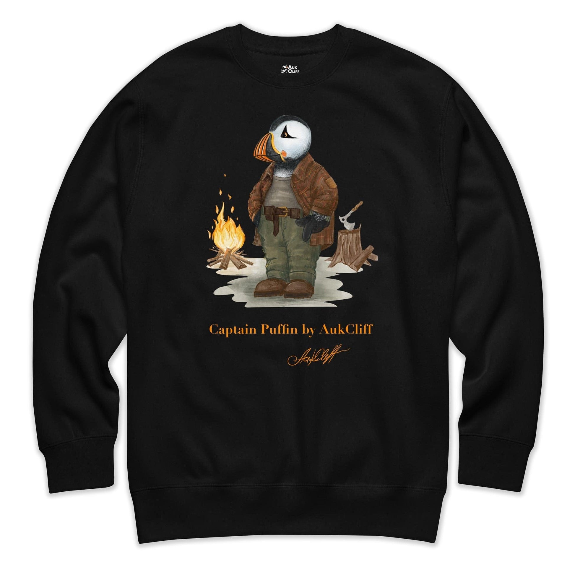 AukCliff Captain Puffin Sweatshirt Captain Puffin™ Bushcraft Sweatshirt