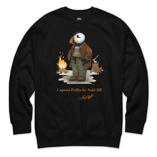 AukCliff Captain Puffin Sweatshirt Captain Puffin™ Bushcraft Sweatshirt